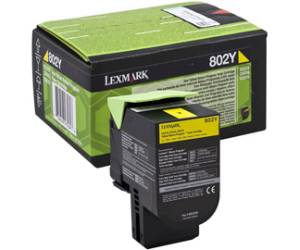 Toner - giallo - Return program - 1000 pagine - Lexmark - 80C20Y0 - 734646475648 - DMwebShop