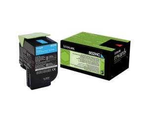 Toner - ciano - Return program - 3000 pagine - Lexmark - 80C2HC0 - 734646477888 - DMwebShop