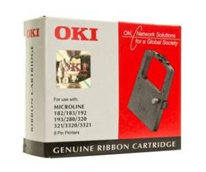 Nastro originale - nero - nylon - per Microline - 3000000 caratteri - Oki - 09002303 - 5031713351009 - DMwebShop