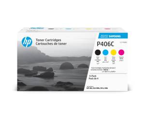 Multipack 4 Toner - C-M-Y-K - CLTP406C-ELS - Hp-Samsung - SU375A - 8806085816572 - DMwebShop