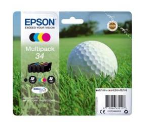 Cartuccia ink - 34 - C-M-Y-K - C-M-Y 4,2 ml - K 6,1 ml - Epson - C13T34664010 - 8715946632117 - DMwebShop