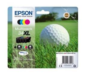 Multipack Cartuccia ink - 34XL - C-M-Y-K - C-M-Y 10,8 ml - K 16,3 ml - Epson - C13T34764010 - 8715946632216 - DMwebShop