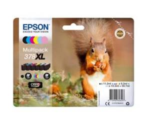 Multipack Cartucce Originale 378XL Confezione 6 cartucce Epson C13T37984010 - 20615