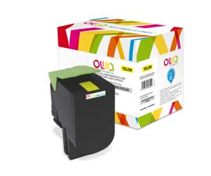 Cartuccia Compatibile per Lexmark - giallo - 80C2HY0 - 3.000 pagine - Armor - K15812OW - 3112539619541 - DMwebShop