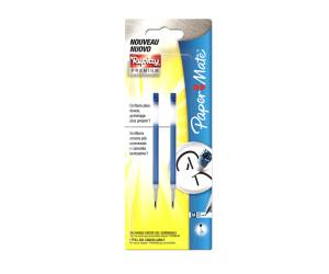Blister 2 Refill Gel 0,7 mm Blu Replay Premium Papermate - 322