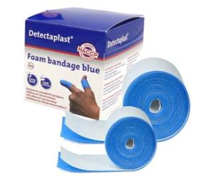 Bendaggio coesivo Detectaplast - per HACCP - 6 x 450 cm - blu - Pvs - CER117 - 5430000726320 - DMwebShop