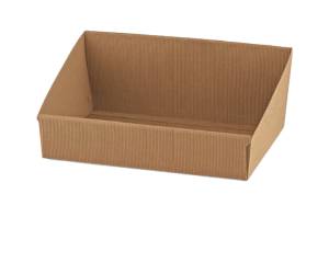 Vassoio in cartone Onda avana - 31 x 24 x 10,5 cm - conf. 2 pezzi - Scotton - 35303C - 8007402588923 - DMwebShop