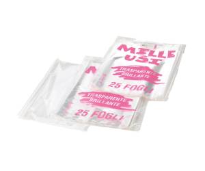 Fogli Cellophane 100 x 130 cm 30 micron trasparente - 9039