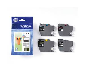 Cartucce BROTHER Multipack Inkjet BK C M Y confezione 4 cartucce LC3217VAL Originale - 8920