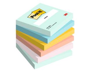 Blocco - 654-BEA - 76 x 76 mm - colori Beachside - 100 fogli - conf. 6 pezzi - Post-it - 7100259201 - 4054596926103 - DMwebShop
