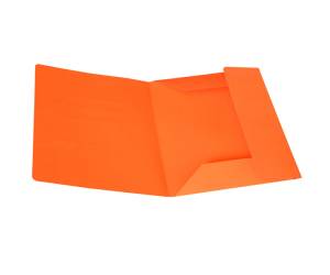 Cartellina 3 lembi 200 gr cartoncino bristol arancio Starline - 518