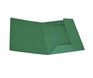 Cartellina 3 lembi 200 gr cartoncino bristol verde Starline - 553