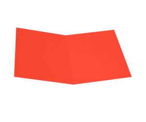 Cartellina semplice 200 gr A4 cartoncino bristol rosso - 577