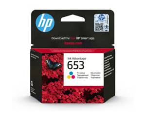 Cartuccia HP Inkjet 653 C M G Originale - 14882