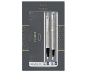 Gift Set DUO IM stainless steel sfera e stilografica punta media - 19512