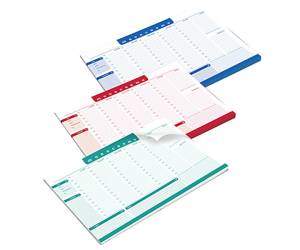 Desk planner Monocromo - da scrivania - 42 x 29,5 cm - colori assortiti - conf. 3 pezzi - Pigna - 023266300 - 8005235209190 - DMwebShop