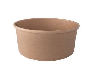 Bowl tonde monouso 750 ml cartoncino avana - 27200