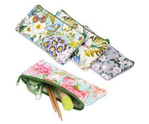 Bustina Nature Flowers 22 x 10 cm tessuto fantasie assortite - 27276