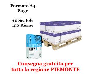 Carta Copy2 - A4 - 80 gr - 500 fogli (bancale da 150 risme) Fabriano Performance A4-1bancale150r