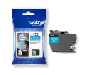 Cartuccia BROTHER Inkjet Ciano LC 422C LC422C Originale - 833