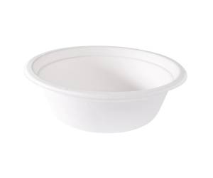 Coppetta monouso per dessert rotondo diametro 13,5 cm 390 ml bianco - 27206