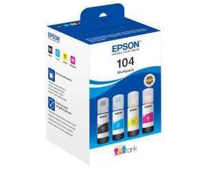 Flaconi Multipack EPSON 104 confezione 4 flaconi Originale - 847