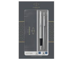 Gift Set DUO Jotter stainless steel CT sfera stilografica punta media - 19532