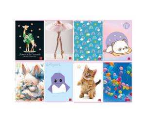 Maxiquaderno assortimento Bimba A4,1 rigo con margine 42 fogli 80 gr - 27325