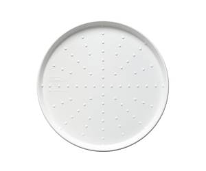 Piatto piano monouso per pizza rotondo diametro 32,5 cm canna da zucchero - 27213