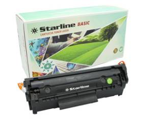 Toner nero compatibile Basic - per HP - LJ 1010 1012 1015 3015 3020 3030 - Starline - TNHP12A - 8025133125705 - DMwebShop
