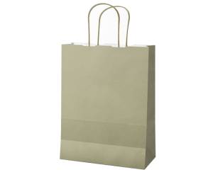 Shopper Twisted maniglie cordino 18 x 8 x 24 cm carta kraft salvia - 19952