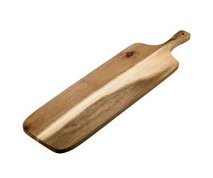 Tagliere con manico - 45 x 18 x 1,6 cm - legno di acacia - Leone - S5011 - 8024112632050 - DMwebShop