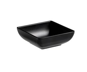 Ciotolina quadrata fingerfood 7,5 x 7,5 x 2,7 cm melamina nero - 27965