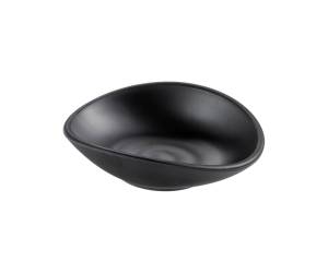 Coppetta in melamina 13 x 11 x 3,5 cm nero - 27978