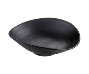 Coppetta in melamina 18 x 15 x 5,5 cm nero - 27974