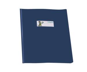 Copriquaderno GreenLine con alette PVC 220 mic A5 lucido coprente blu - 28097