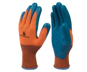Guanti da lavoro VE733 taglia 08 arancio blu - 27801