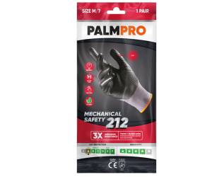 Guanti mechanical Safety Palmpro 212 taglia XL grigio nero - 27844
