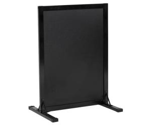 Lavagna da terra Stand Woody 78 x 56 x 40 cm nero - 28111