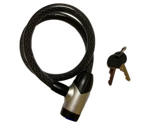 Lucchetto a spirale a 2 chiavi diametro 25 x 650 mm - 28040