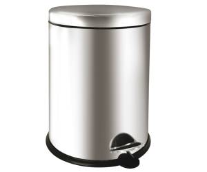 Pattumiera a pedale Bin Basic 12 lt acciaio inox - 28007