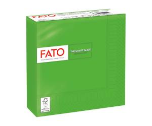 Tovagliolo carta 33 x 33 cm 2 veli verde smeraldo - 27682