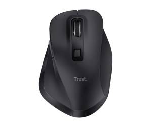 Mouse wireless Fyda - ricaricabile - nero - Trust - 24727 - 8713439247275 - DMwebShop