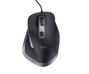 Mouse Fyda - a filo - nero - Trust - 24728 - 8713439247282 - DMwebShop