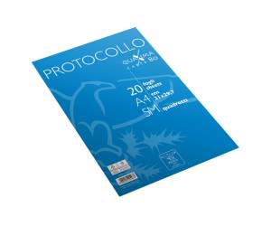 Fogli protocollo - A4 - 5 mm - 80 gr - conf. 20 pezzi - Pigna - 02322645M - 8005235204973 - DMwebShop