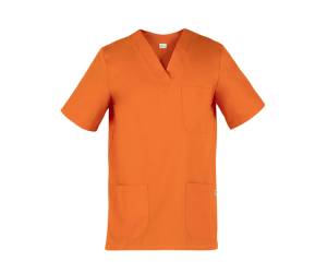 Casacca Jason unisex manica corta taglia L arancio - 28430