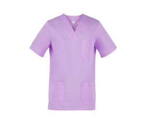 Casacca Jason unisex manica corta taglia L lilla chiaro - 28401