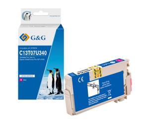 Cartuccia ink - compatibile - per Epson - WorkForce Pro WF-4745 - magenta - GeG - NP-R2-0407XLM - 6941580852396 - DMwebShop