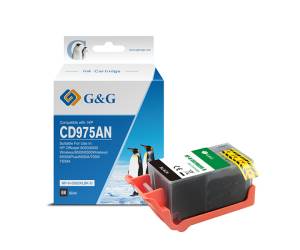 Cartuccia ink - compatibile - per HP - officejet6000-6500-7000-7500A - nero - GeG - NP-H-0920XLBK-D - 6934974186221 - DMwebShop