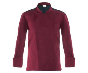 Giacca cuoco Raul da uomo manica lunga taglia M bordeaux - 28409